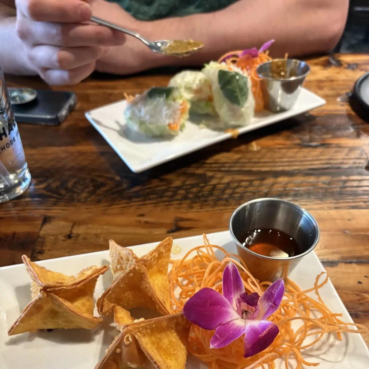 Crab Rangoon Coconut Shrimp