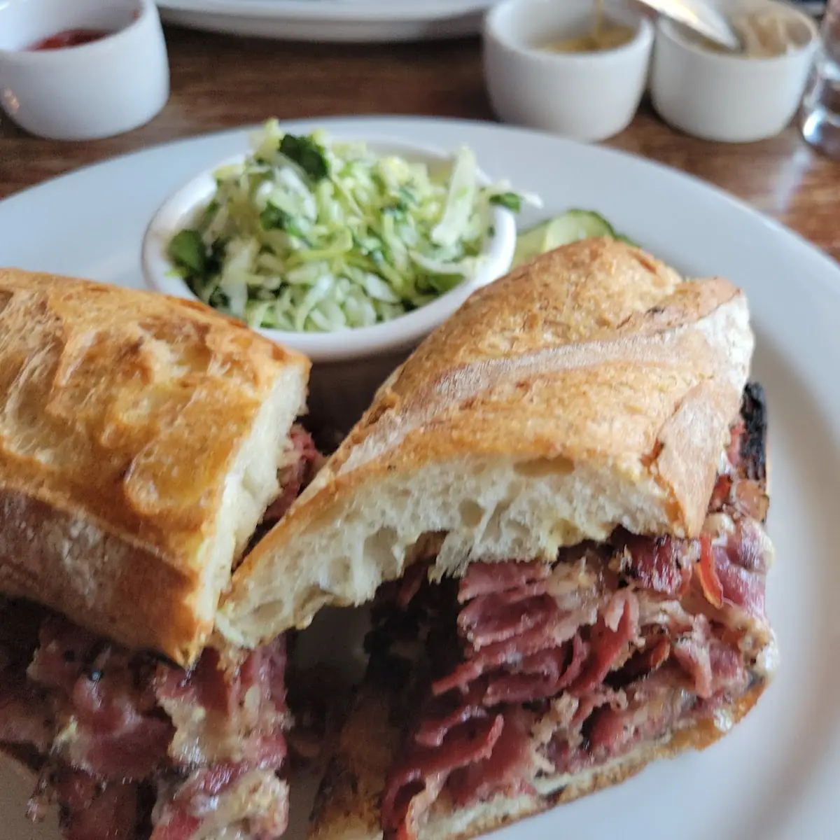 Hot Pastrami Sandwich