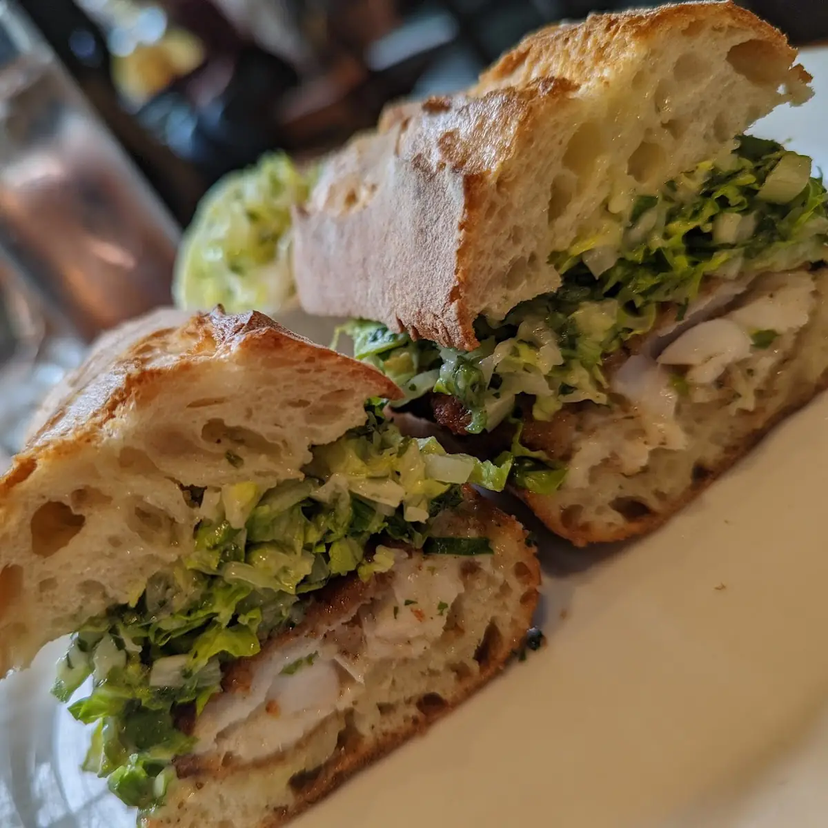 Pan Fried Rock Cod Sandwich