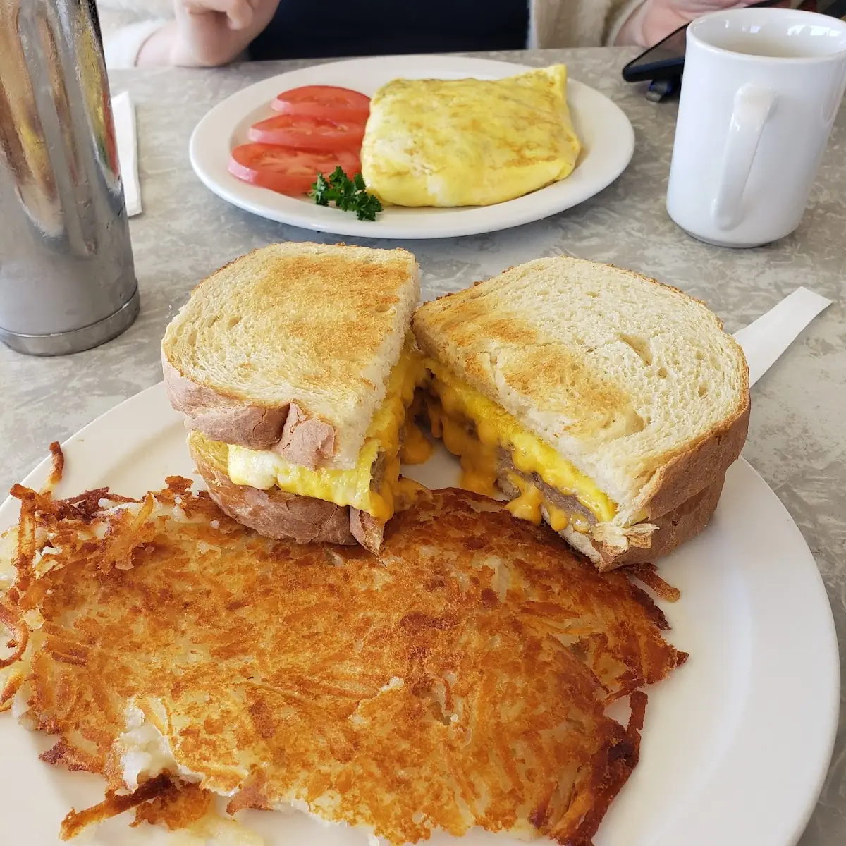 Om-Which and Veggie Omelette