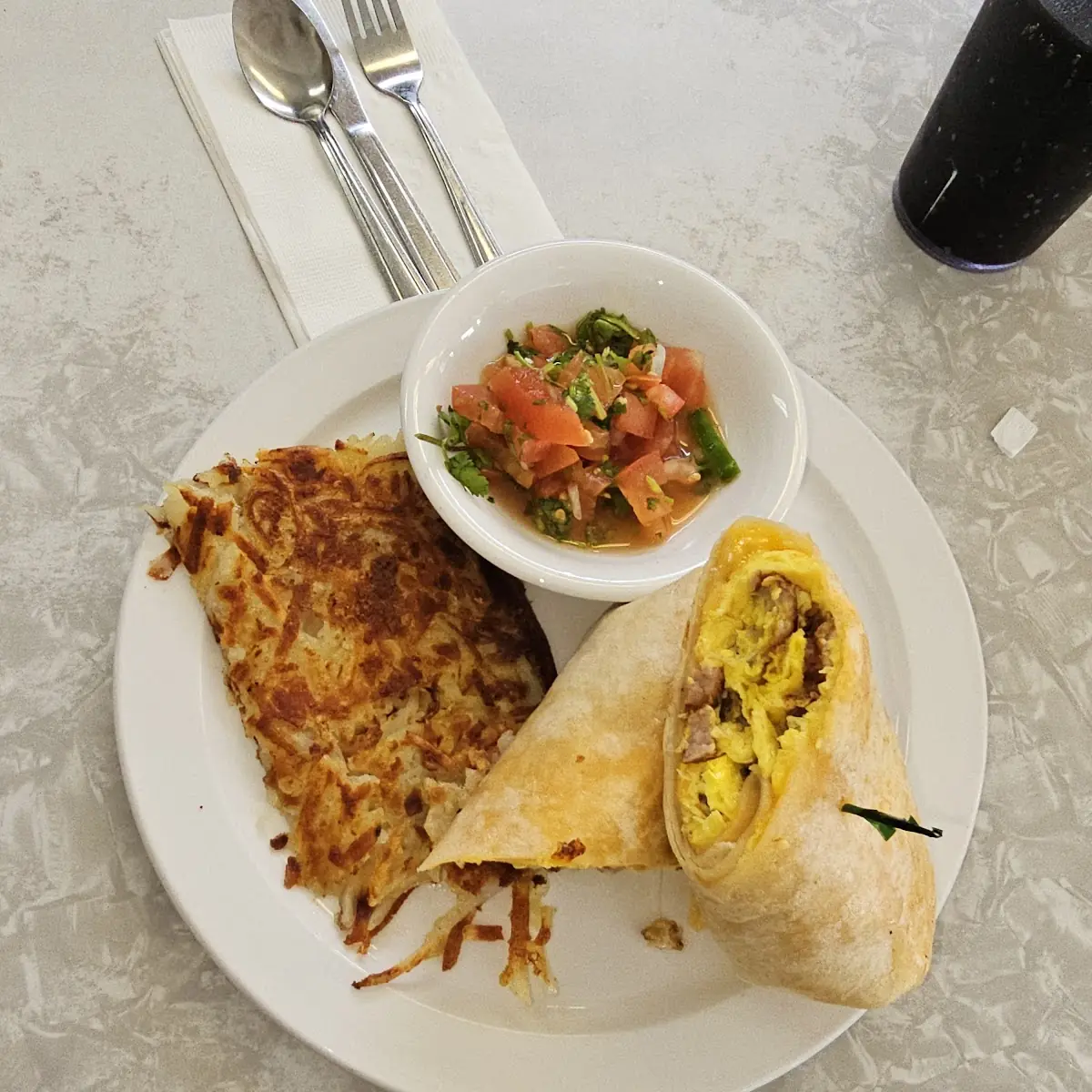 Sausage Breakfast Burrito