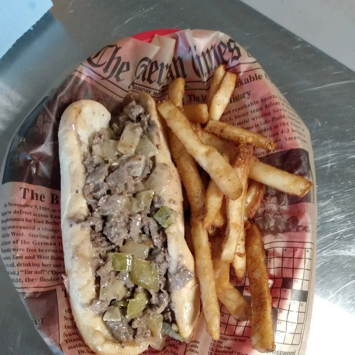 Philly Cheese Steak Sandwich