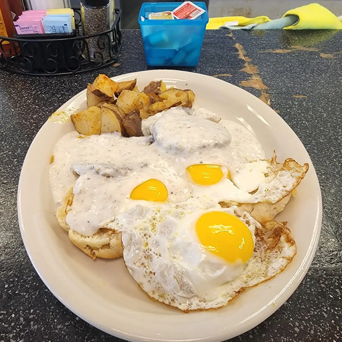 Biscuits and Homemade Sausage Gravy