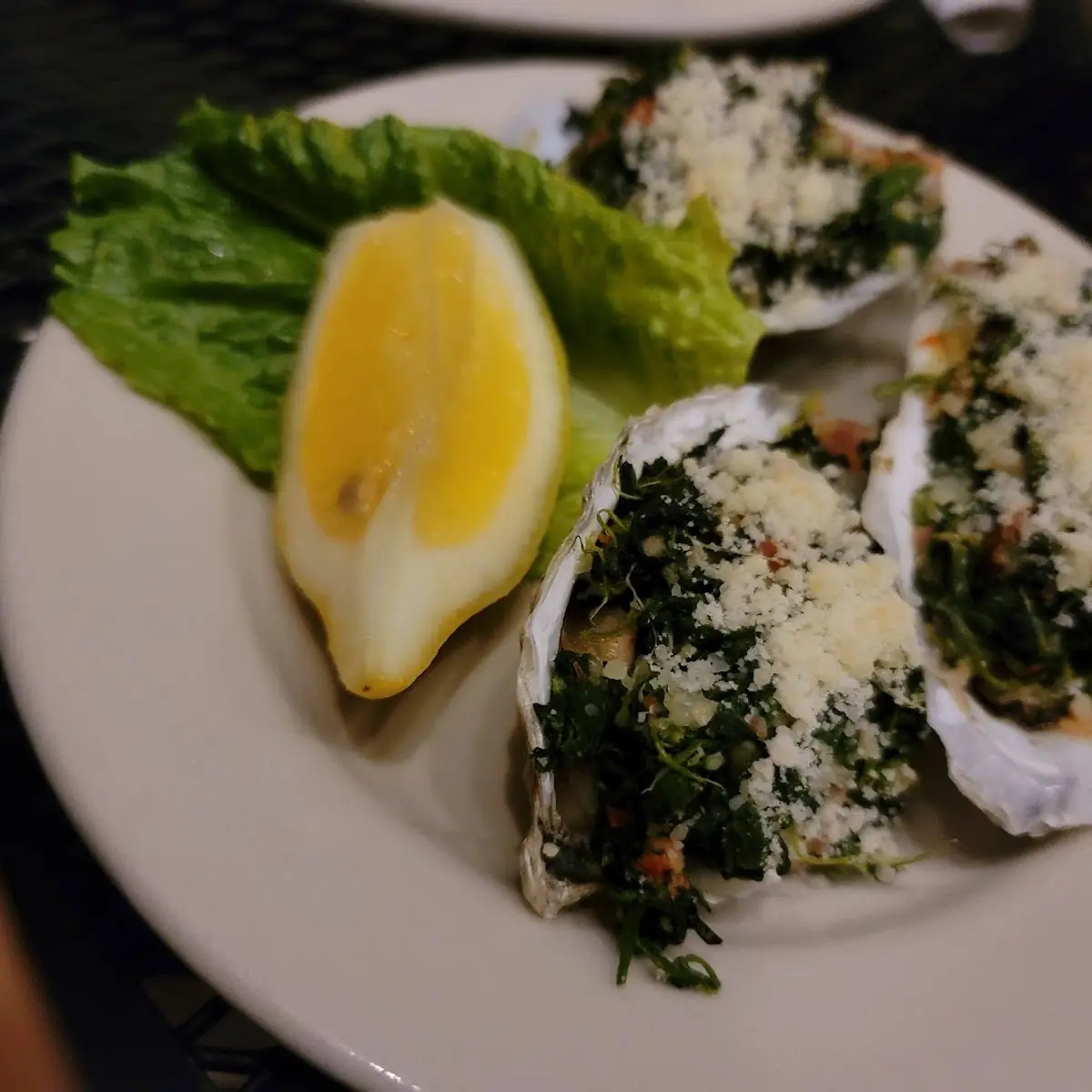 Oysters Rockefeller