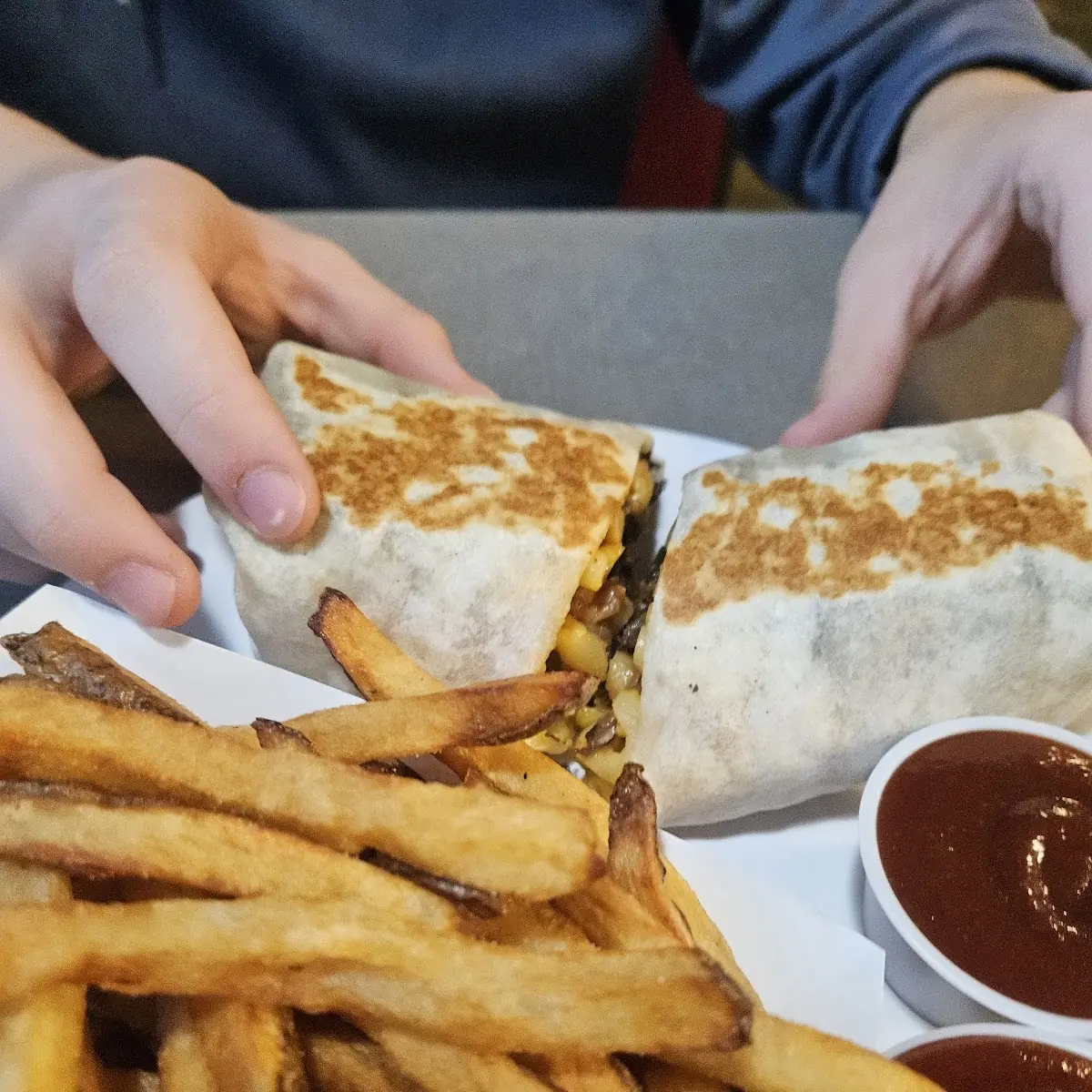 Mac and Cheese Burrito
