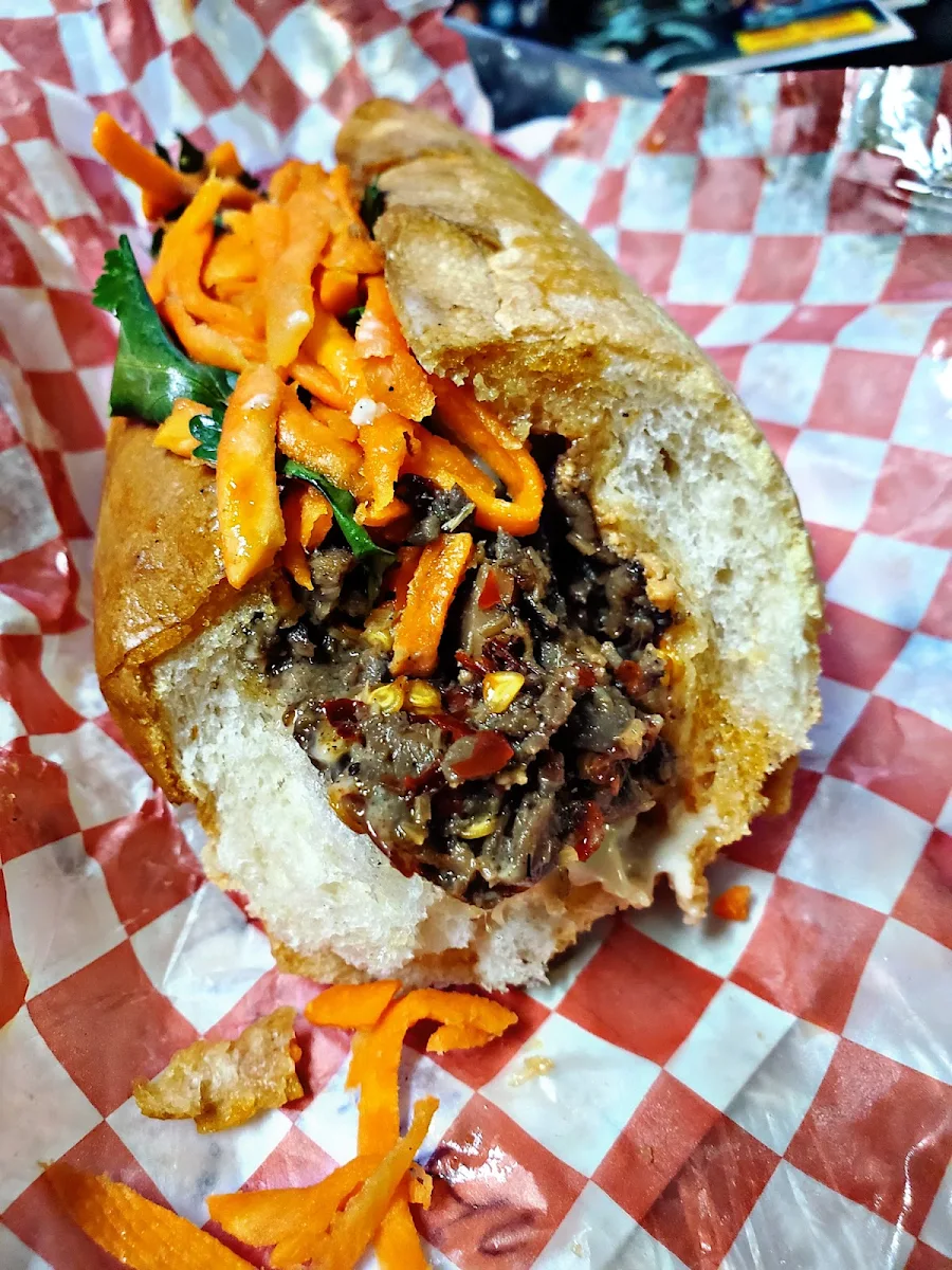 Beef Sate Sandwich, Corn Beef Hut (Vietnamese Banh Mi & Deli Sandwiches)