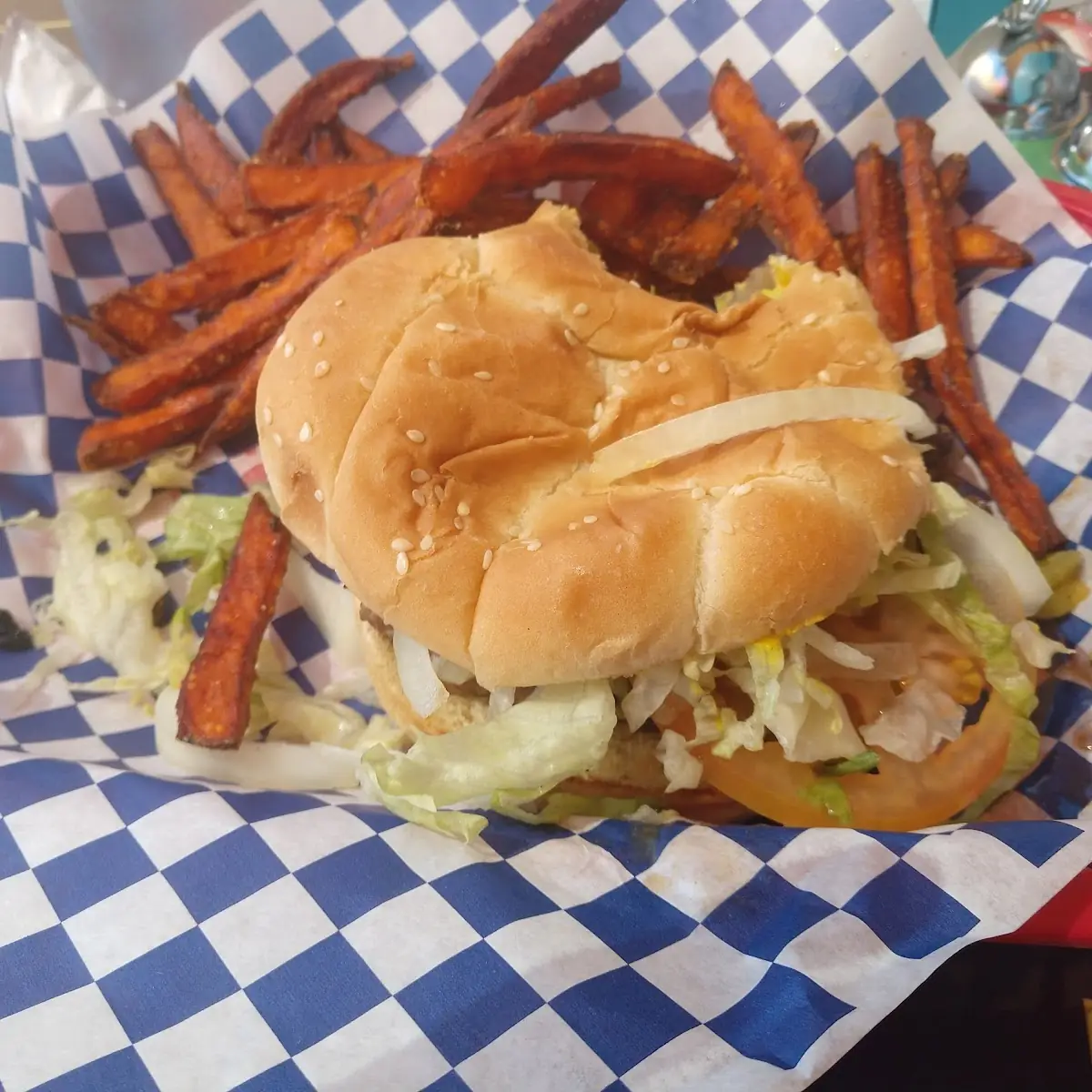 Green Chile Bacon Cheeseburger