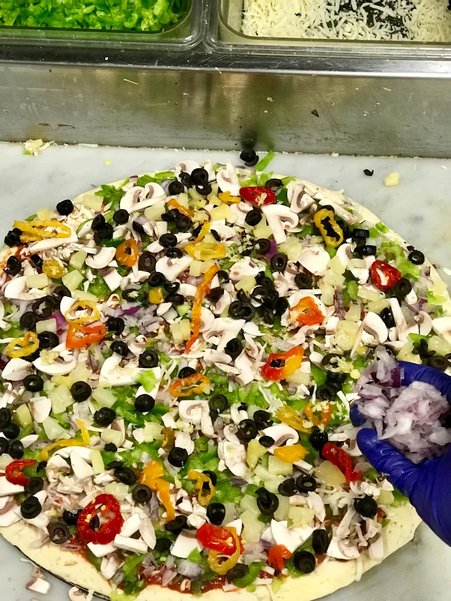 Pizza with 6 Toppings, New Star Pizza (Bramalea)