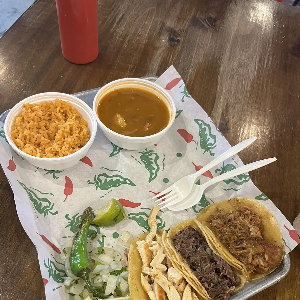Chicken and Carnitas Tacos