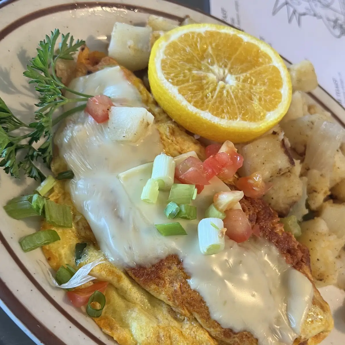 Chile Verde Omelette