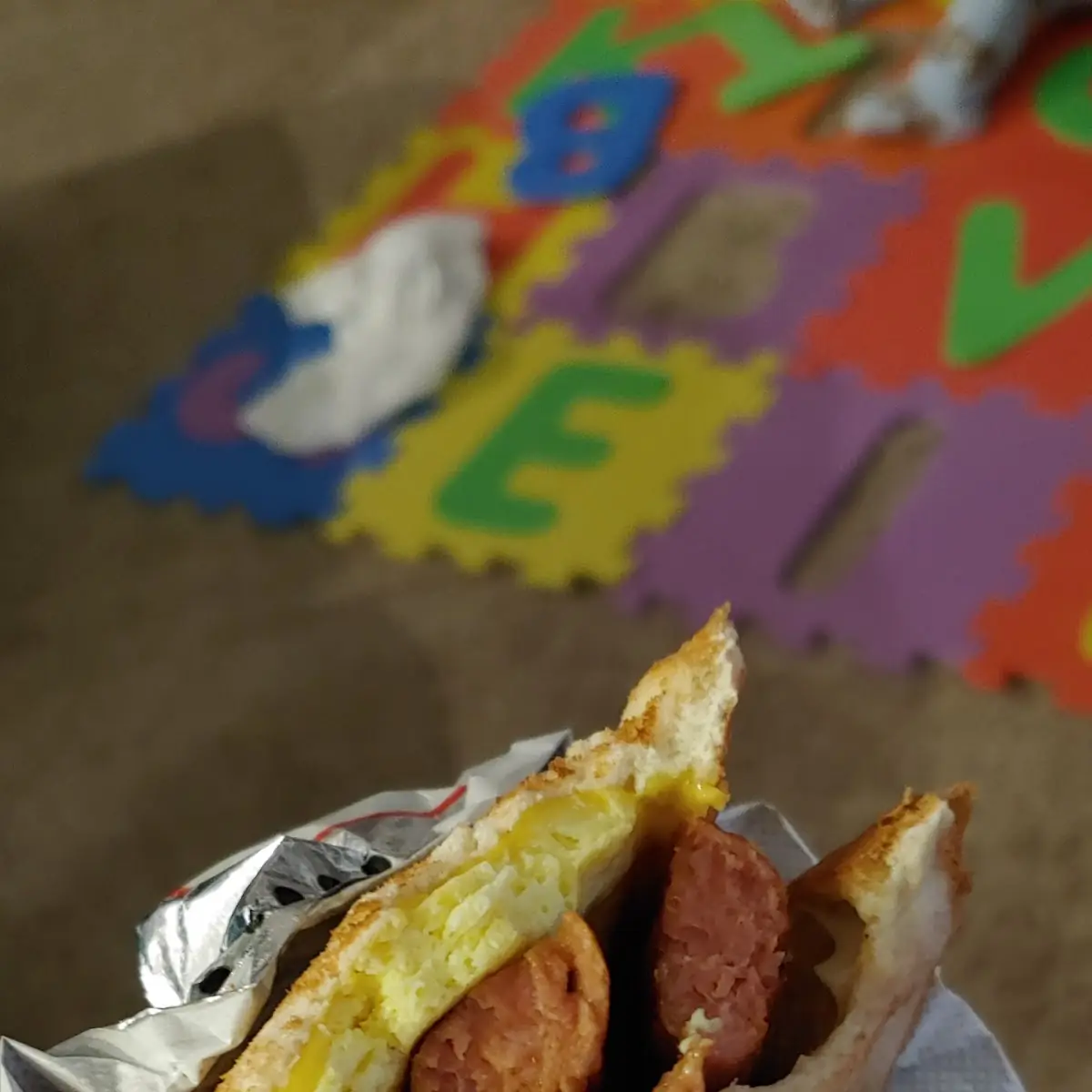 Smoked Sausage Big Breakfast Sandwich