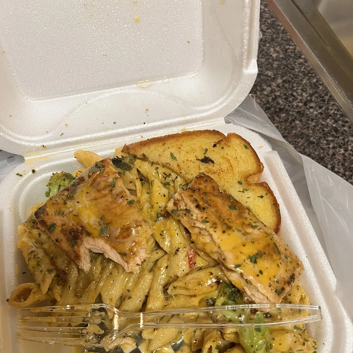 Salmon Alfredo Pasta