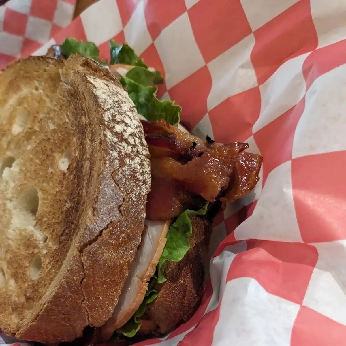 Turkey Bacon Club Sandwich