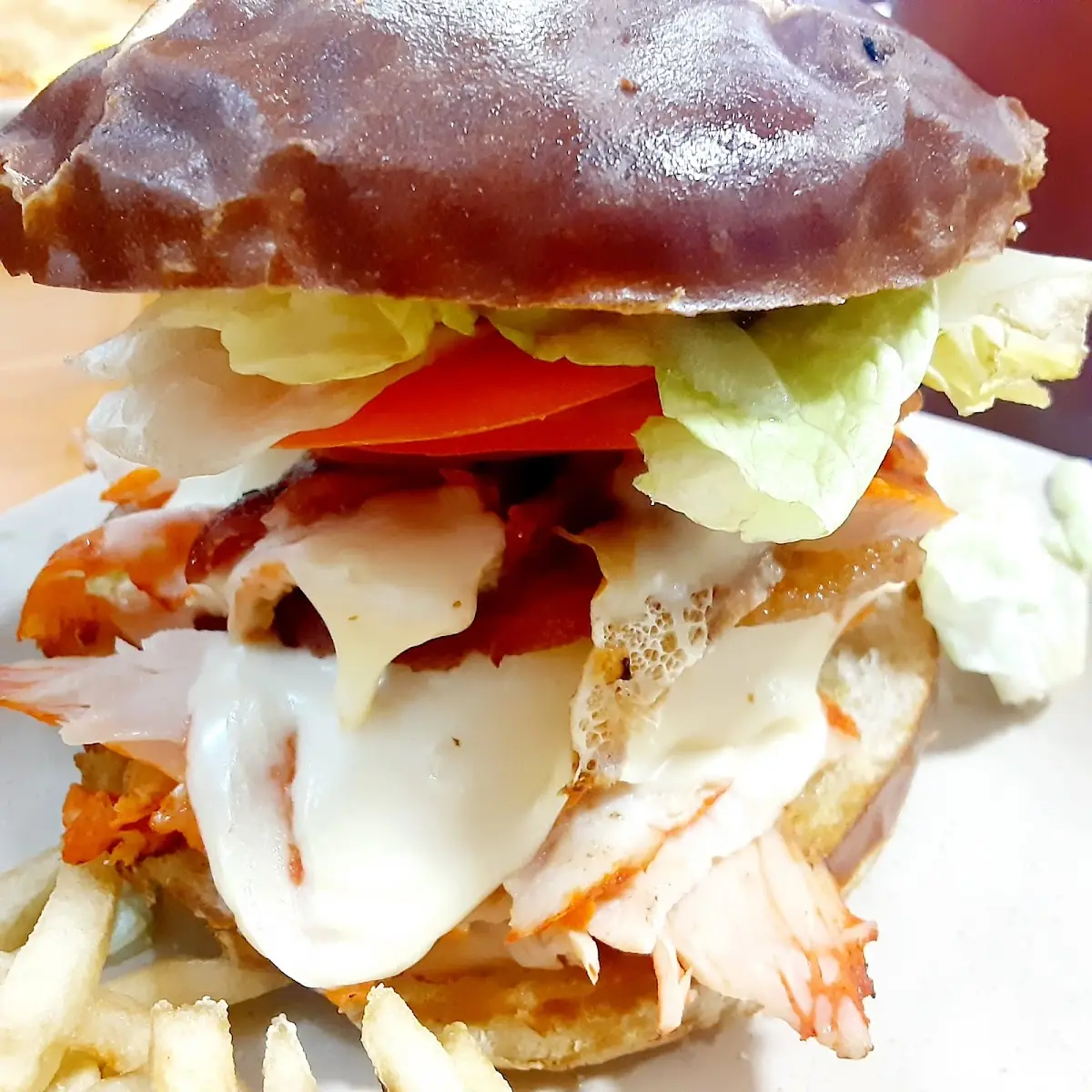 Pretzel Club Sandwich