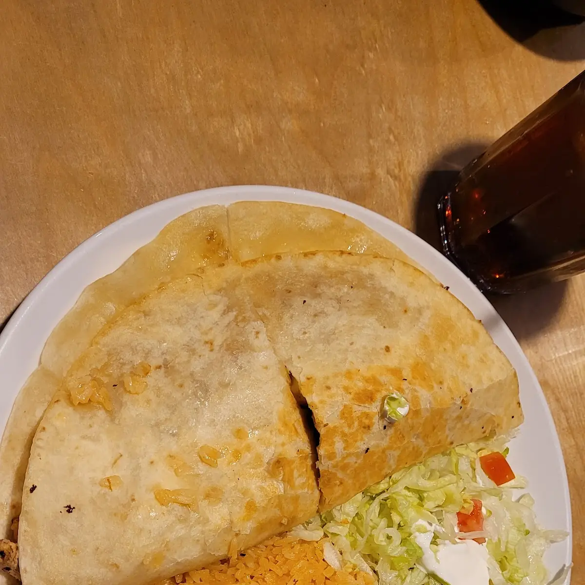 Chicken Quesadilla Ranchera