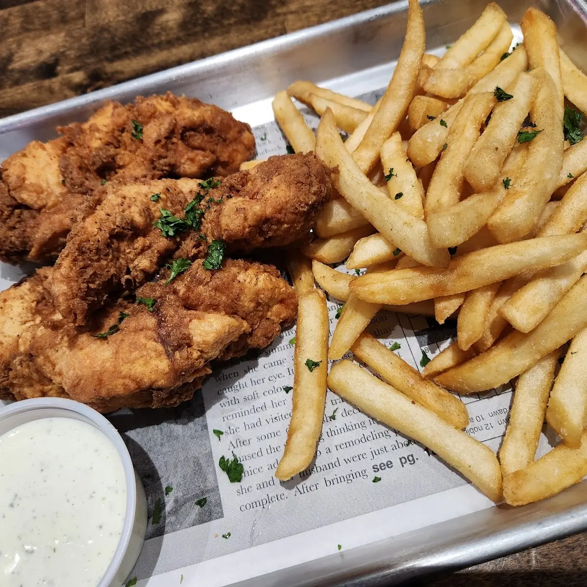 Chicken Tenders and Fries