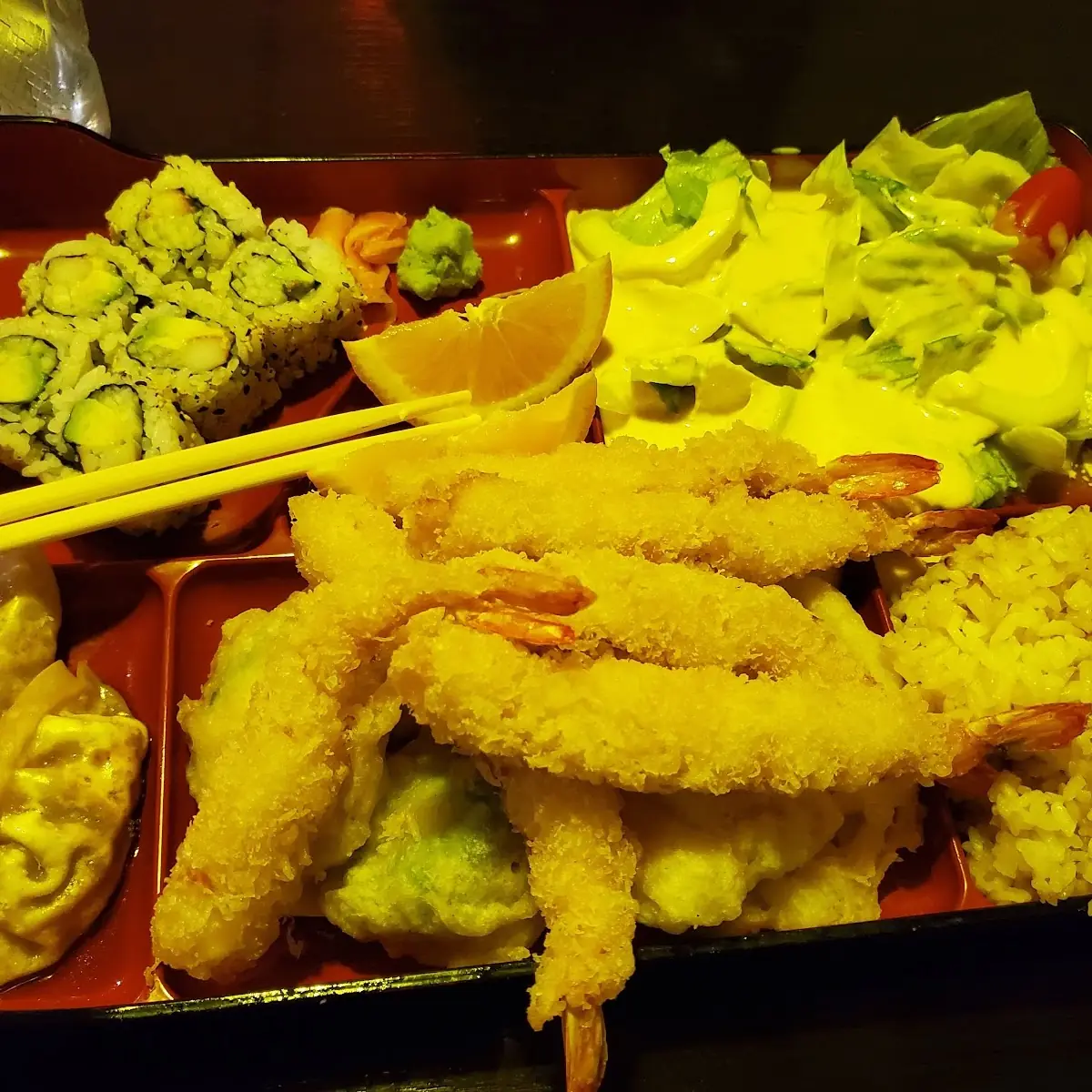 Shrimp Tempura Lunch Bento Box
