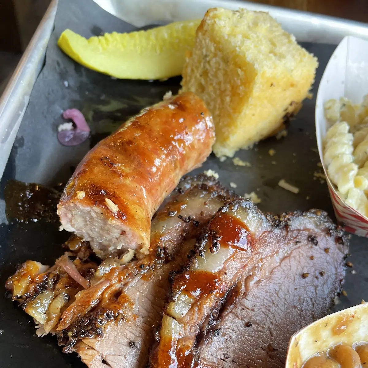 Brisket and Smoked Sausage