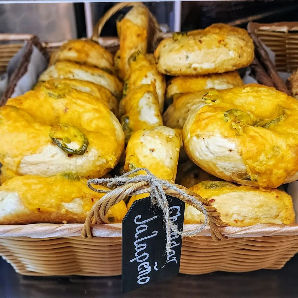 Jalapenos and Cheese Bagels