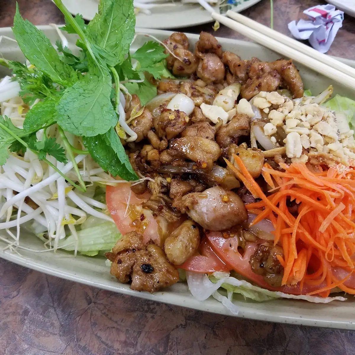 Lemongrass Chicken Salad