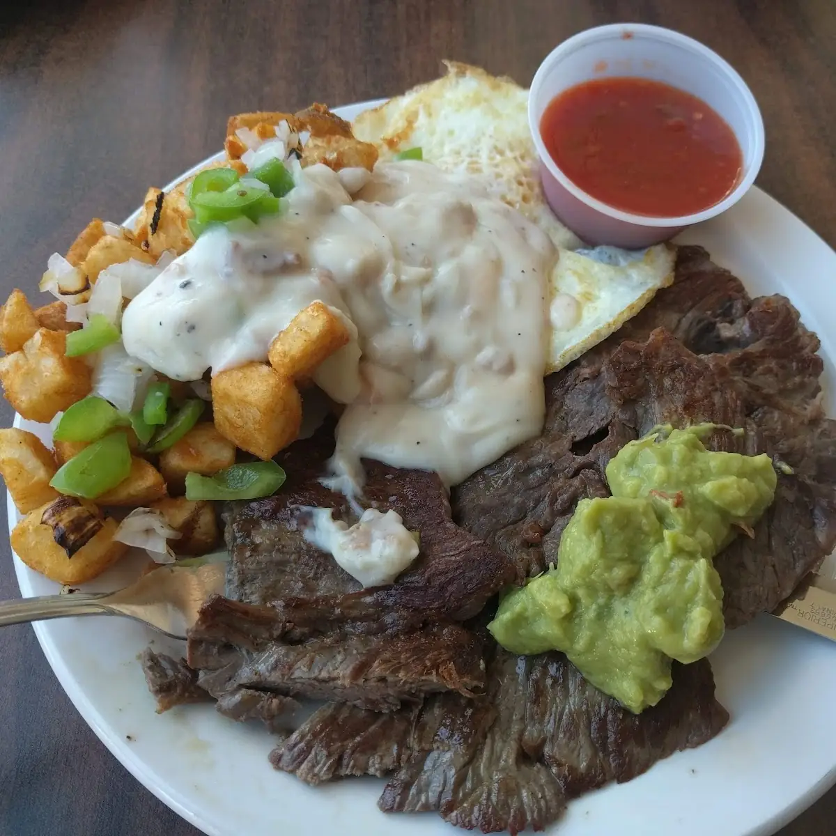 Carne Asada and Eggs