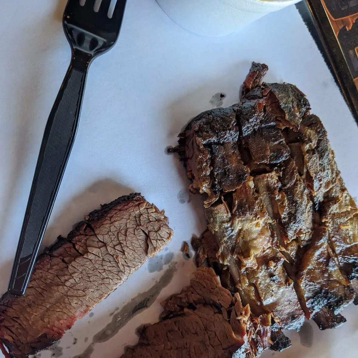 Pork Ribs and Sliced Brisket