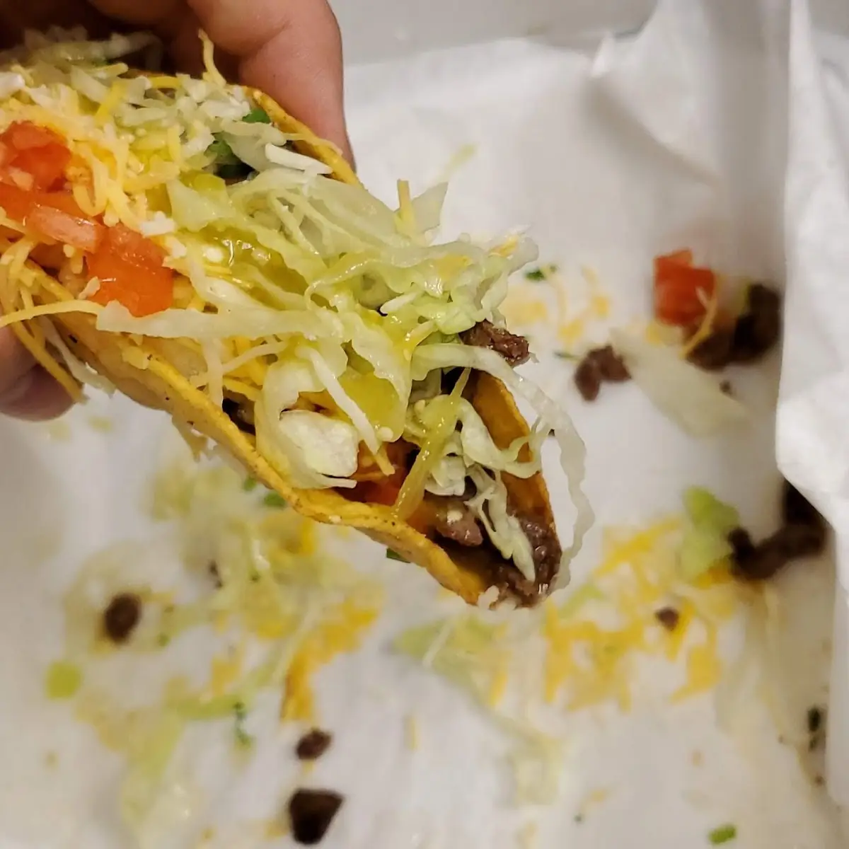 Carne Asada Hard Taco - Taco Quiroz De Asada
