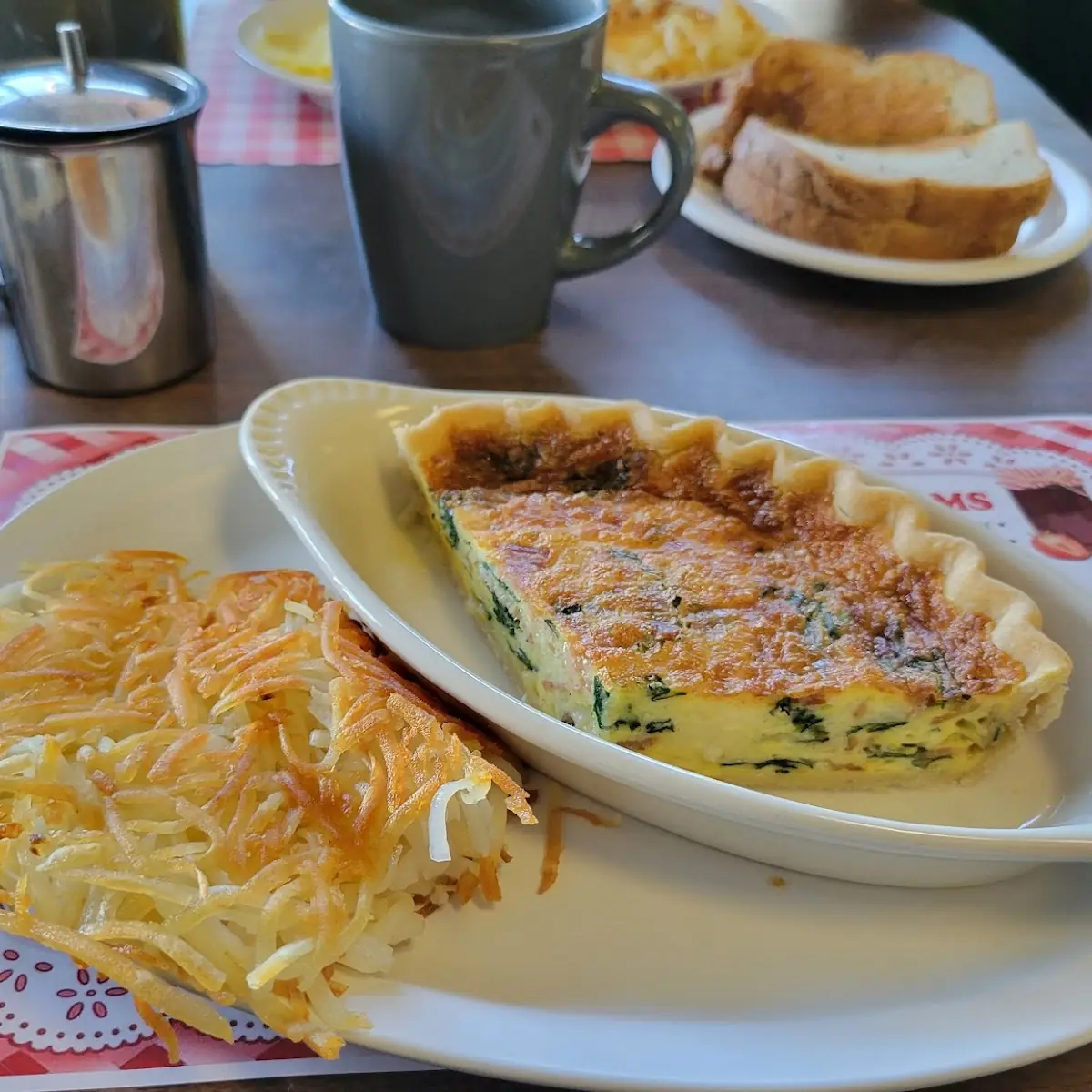 Bacon & Spinach Quiche