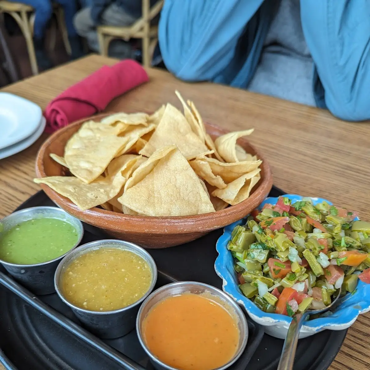 Chips Guacamole and Salsas
