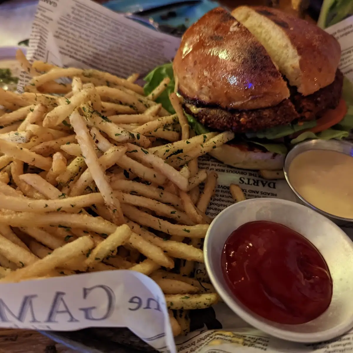 Spicy Falafel Burger