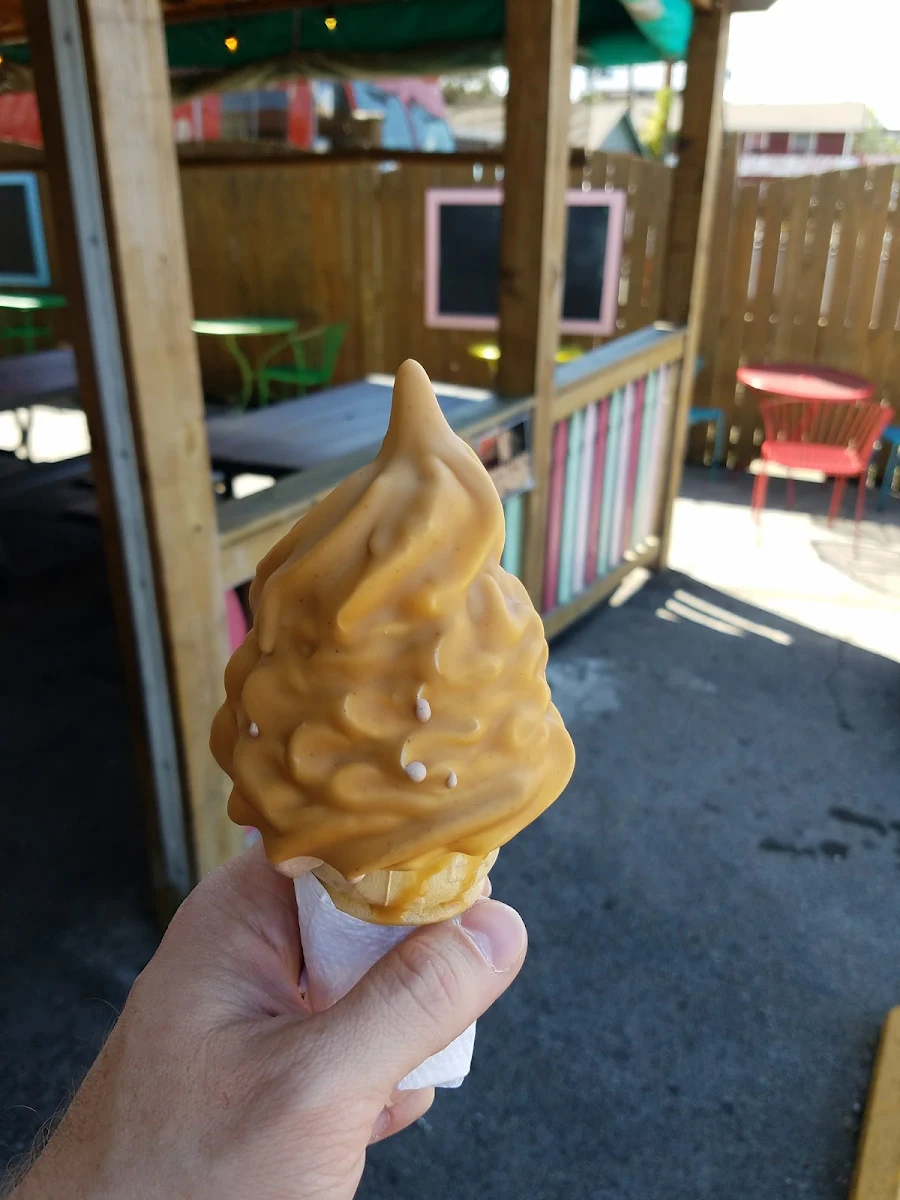 Peanut Butter Dipped Ice Cream Cone