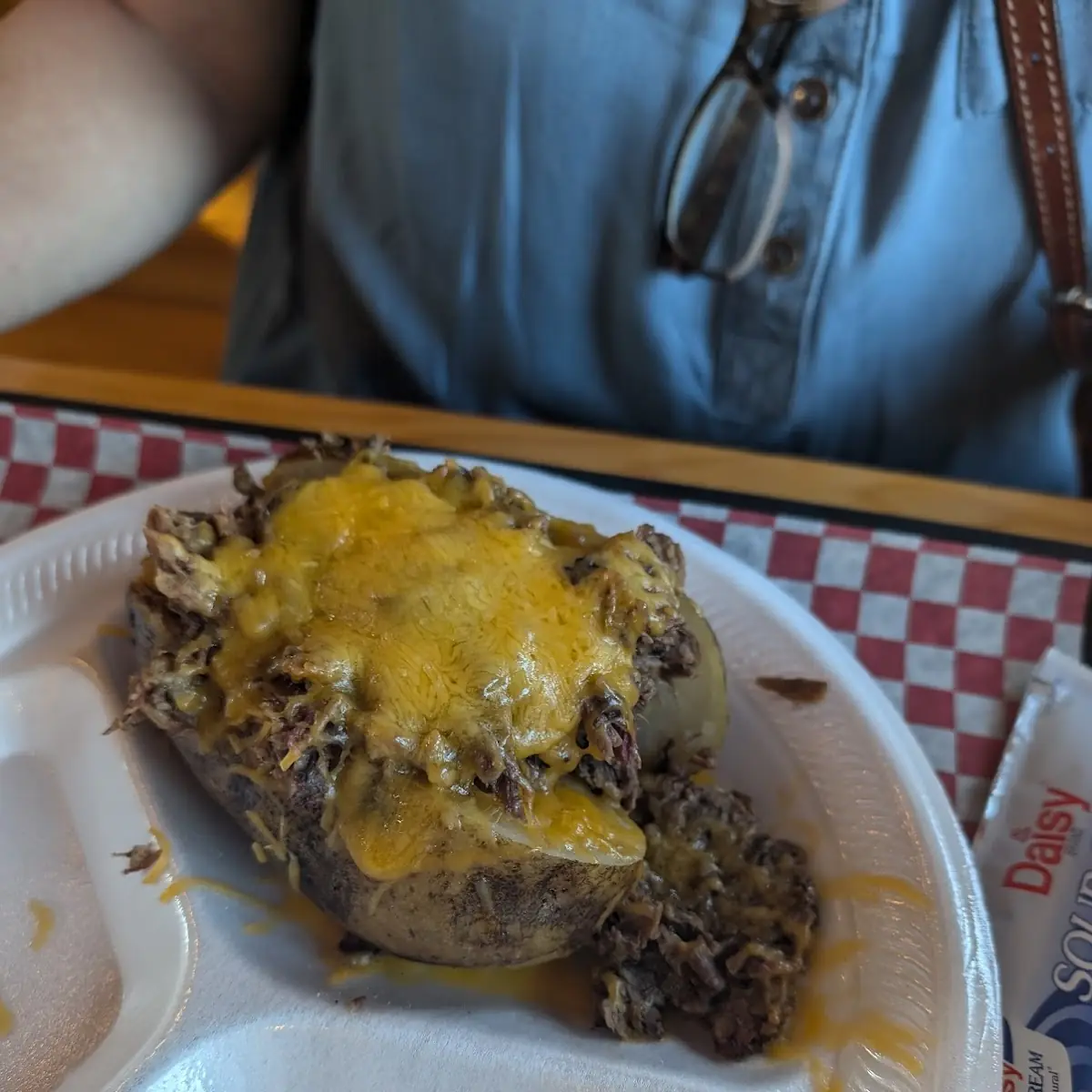 Baked Potato with Brisket