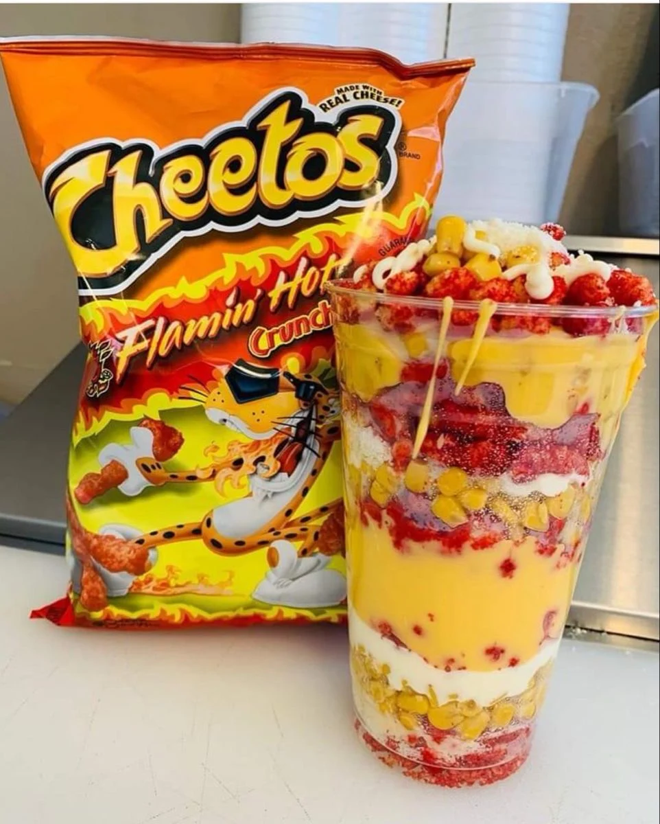 Esquites with Hot Cheetos