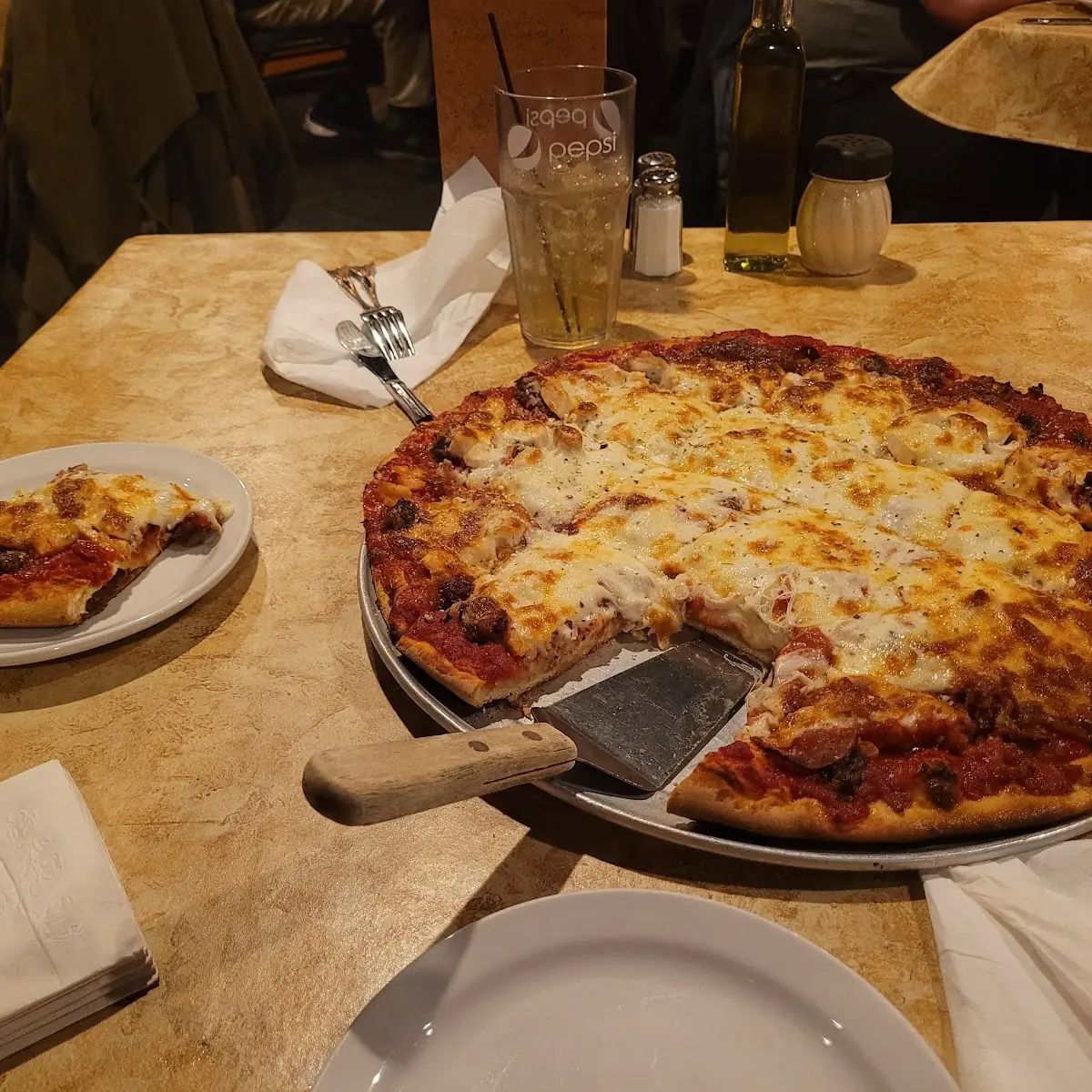 Veggie Pizza with Chicken