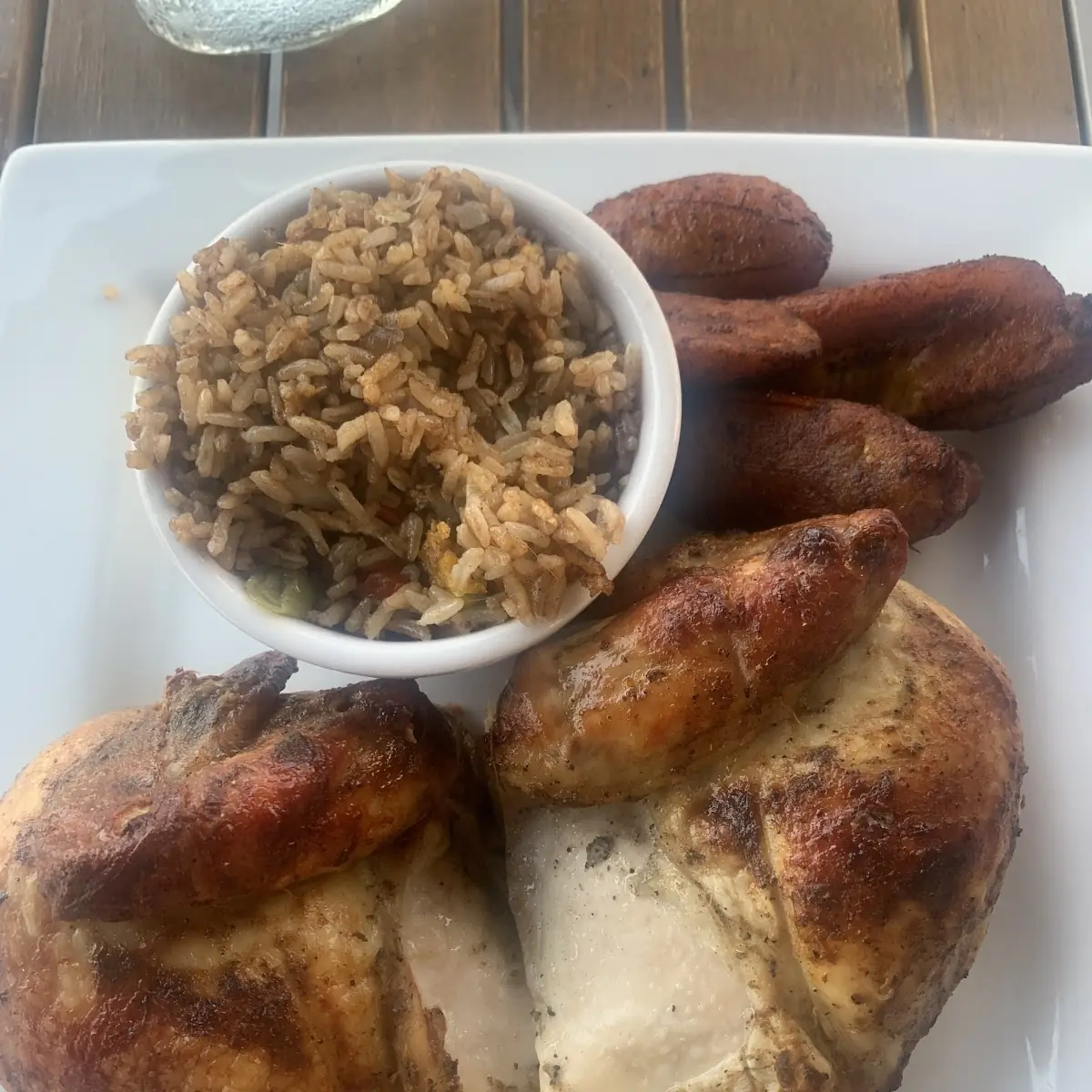Fried Rice and Plantains