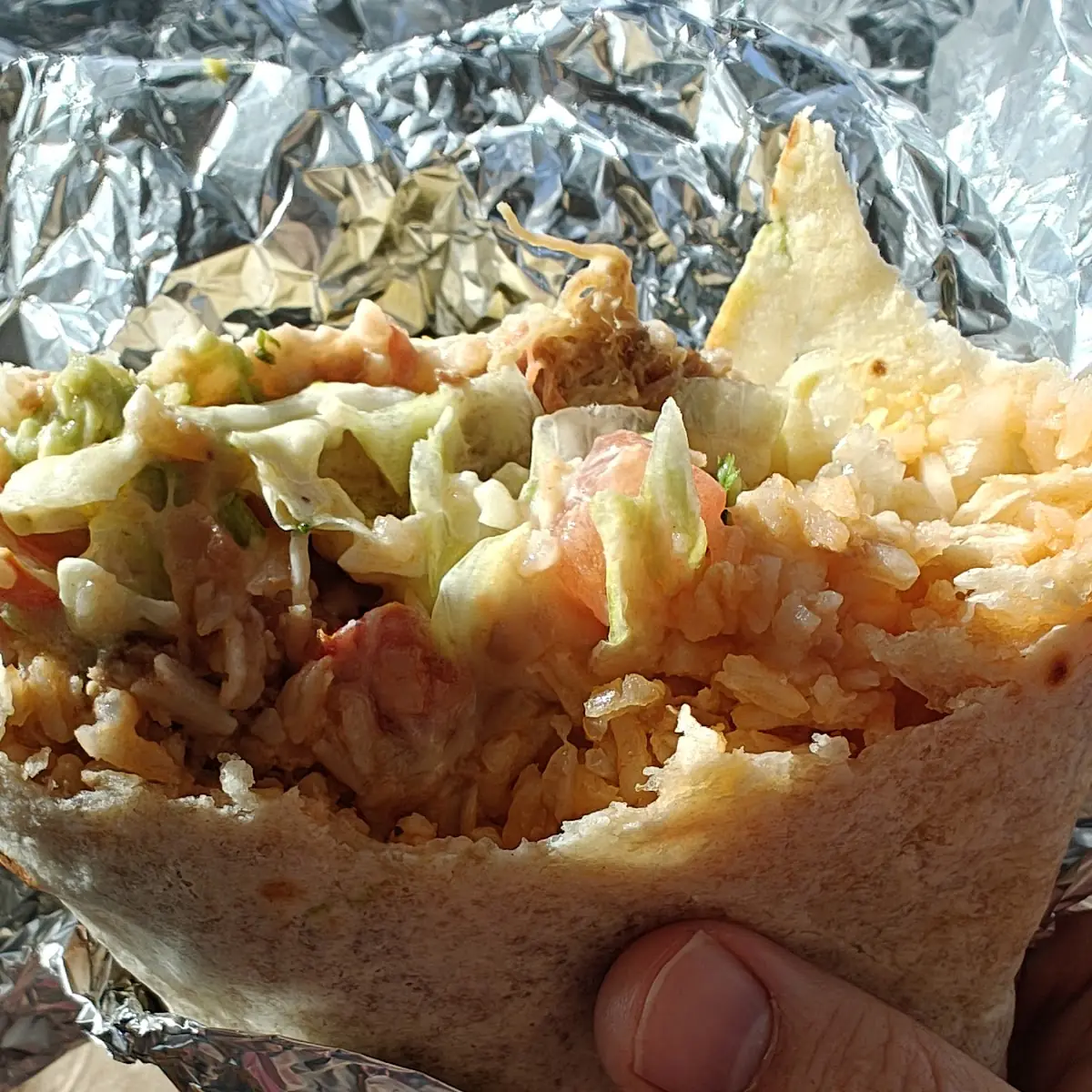 Veggie Burrito Shredded Pork