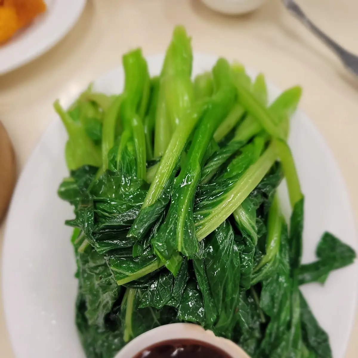 Chinese Broccoli with Flounder