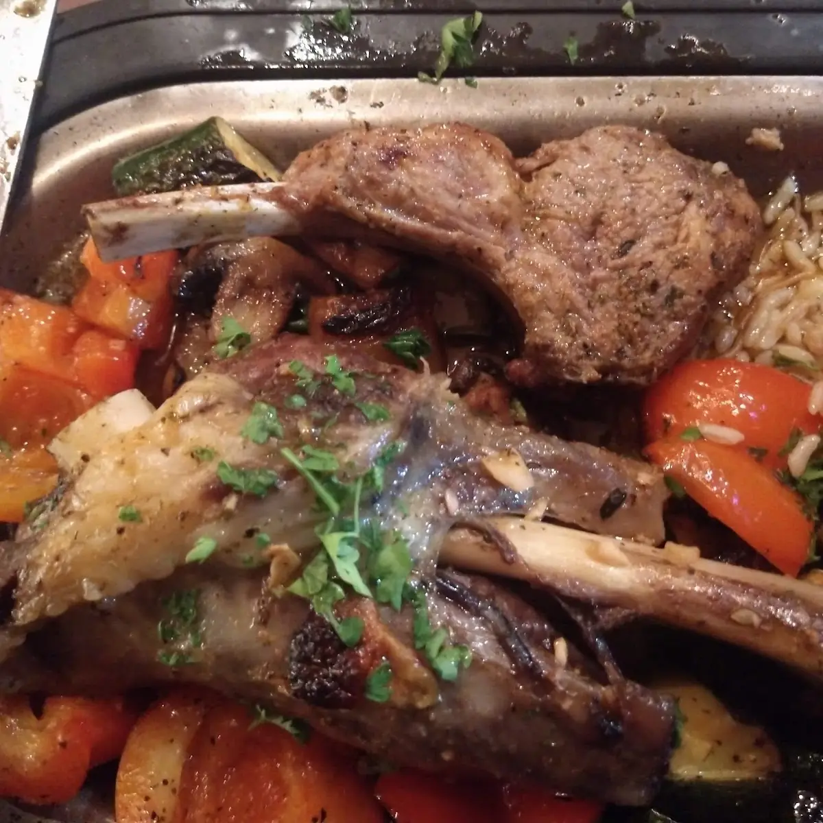 Lamb Shank and Lamb Chop