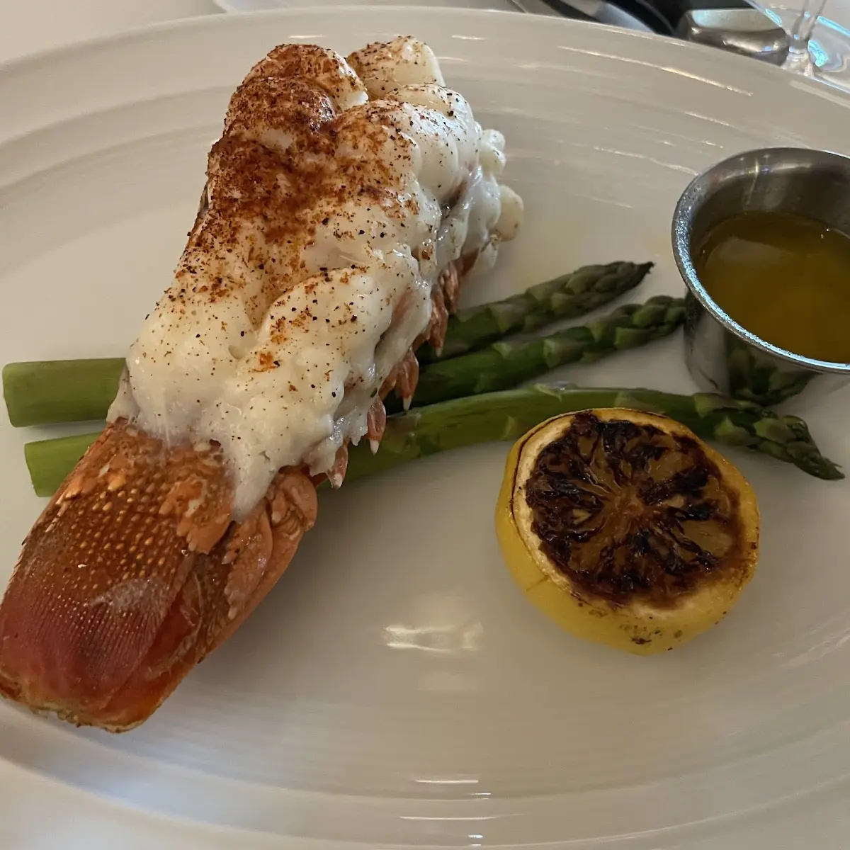Steak and Lobster Tail Entree