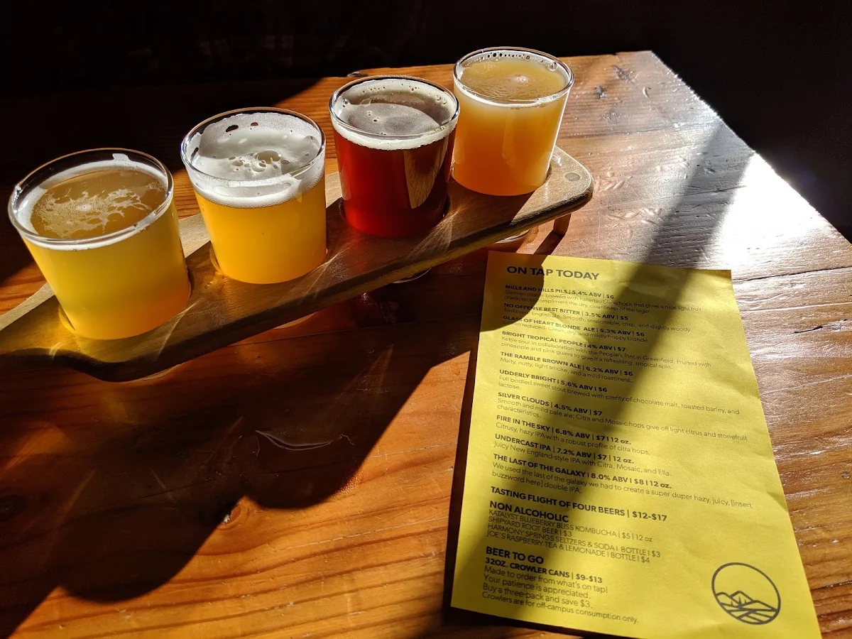 Tasting Flight of Four Beers