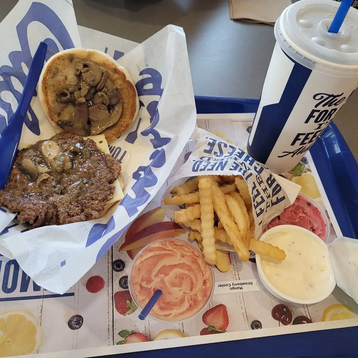 Mushroom Swiss Burger