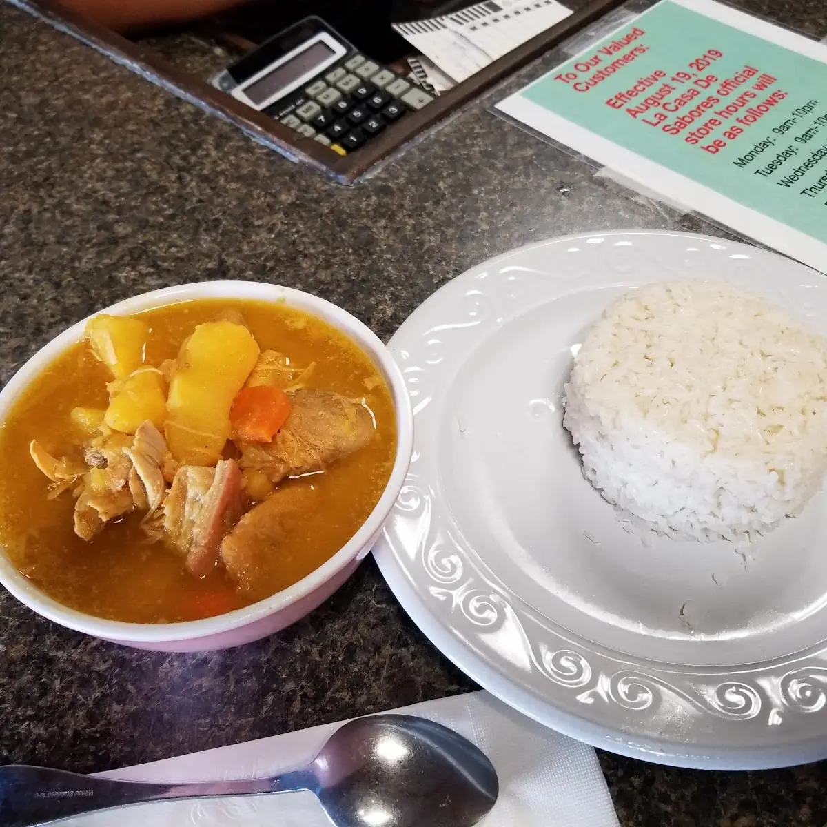 Sancocho 32oz Meat and Vegetable Soup Saturday's Only