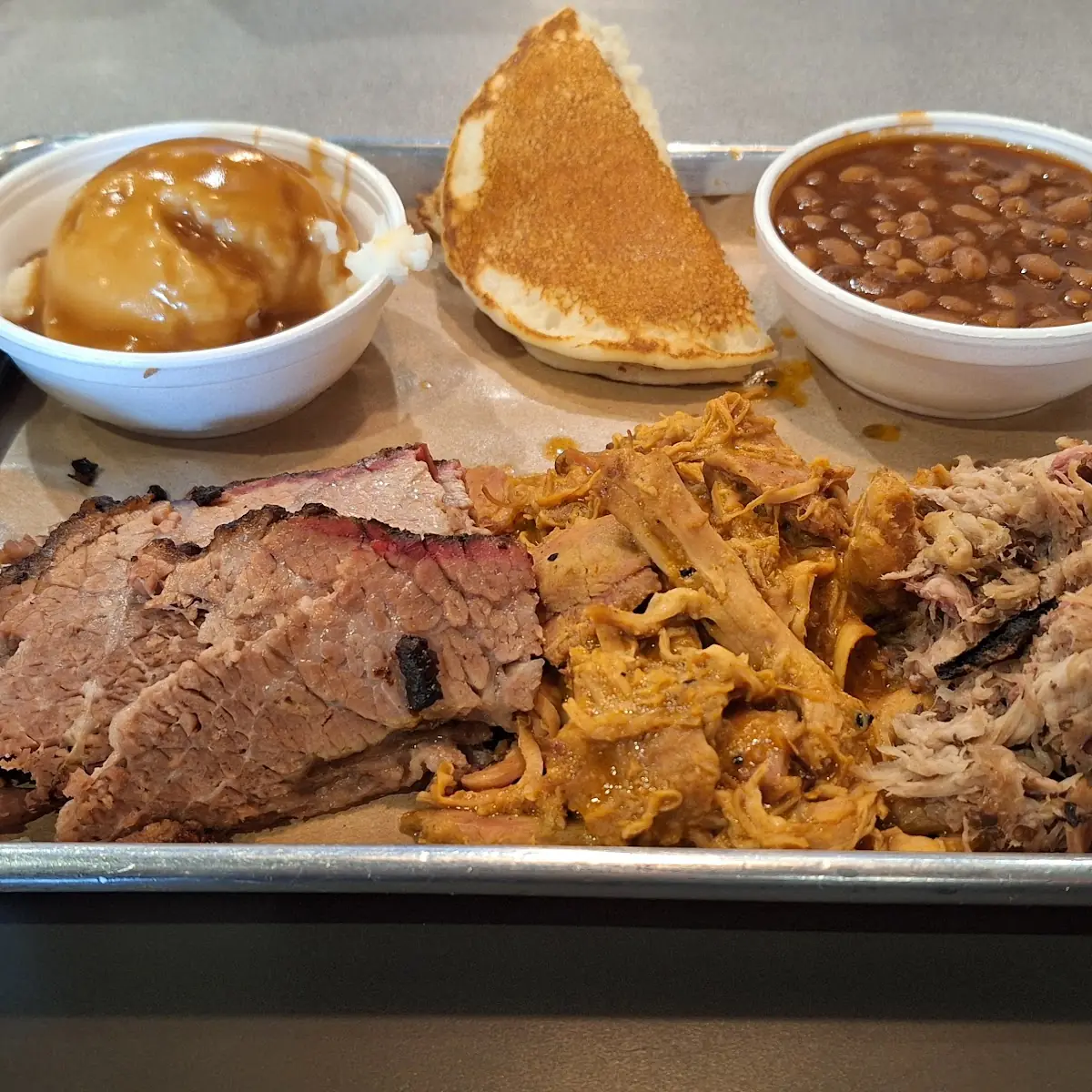 BBQ Pulled Pork Beef and Brisket