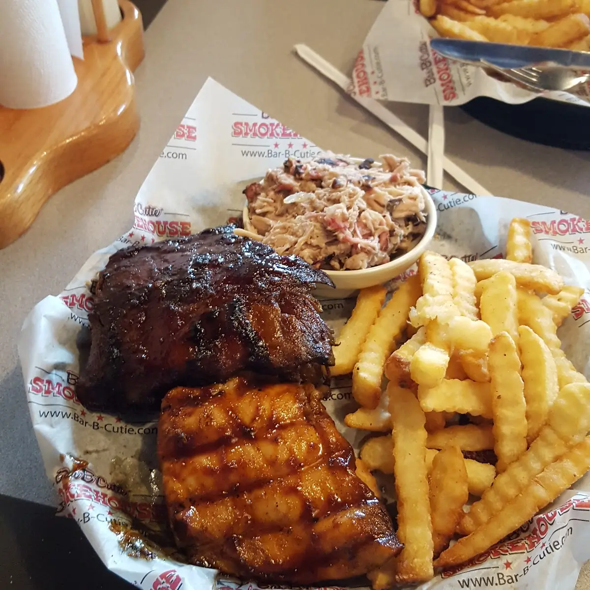 Pulled Pork Ribs & Chicken