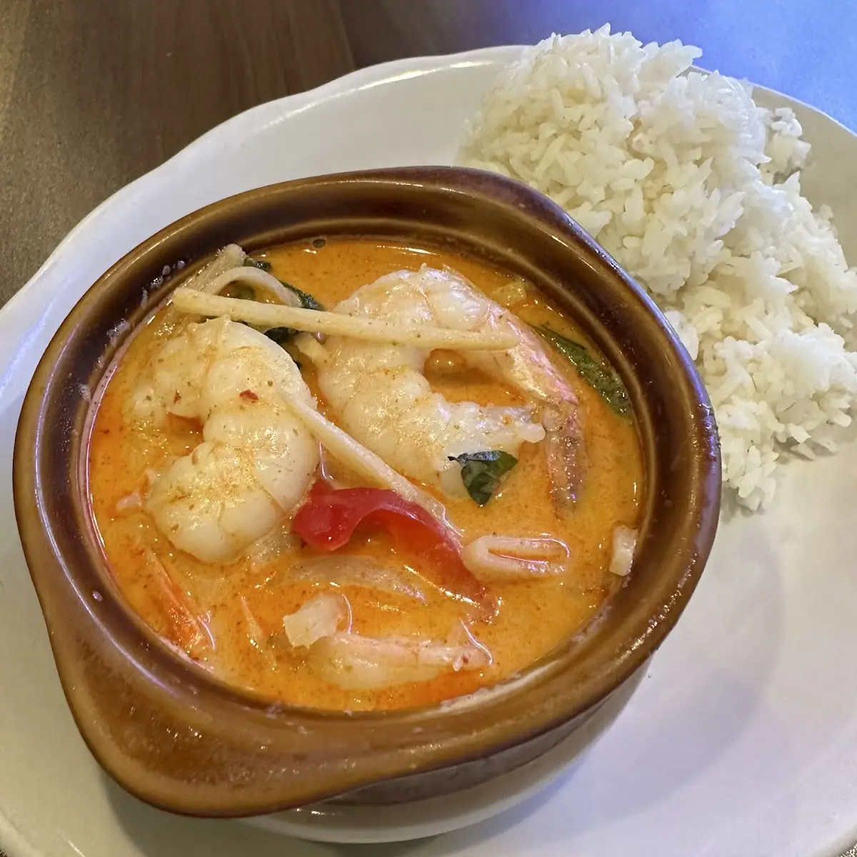 Red Curry with Shrimp