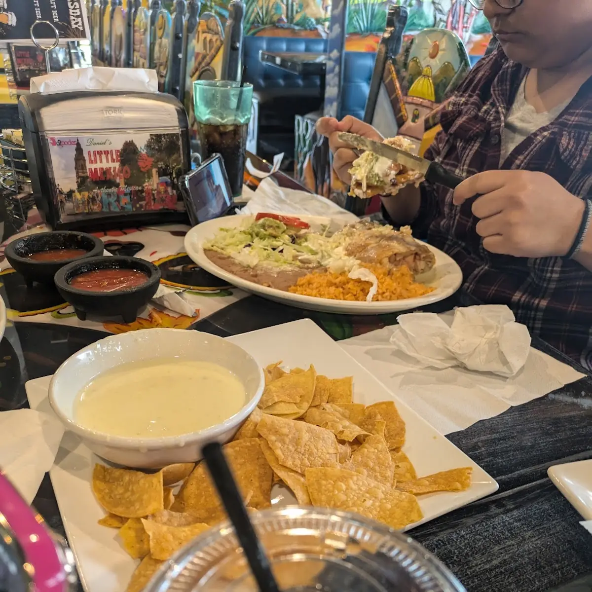 Burrito and Queso Dip