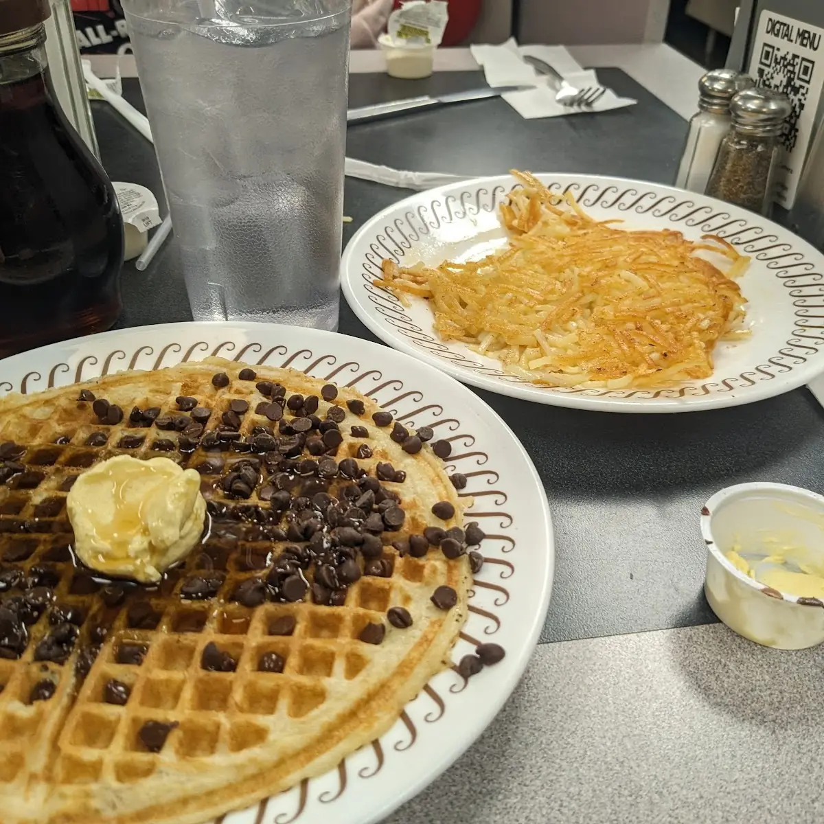 Waffles and Hashbrowns