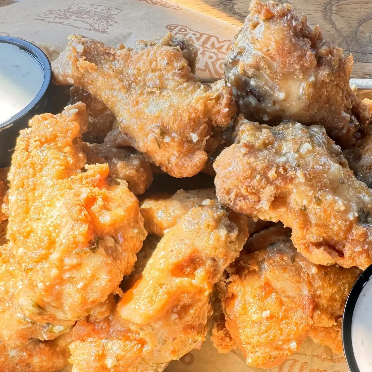 Garlic Parmesan Ranch Wings
