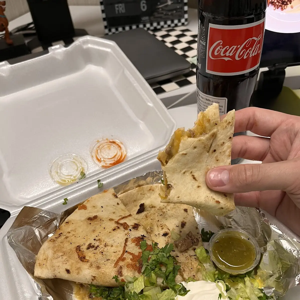 Carne Asada Quesadilla Plate