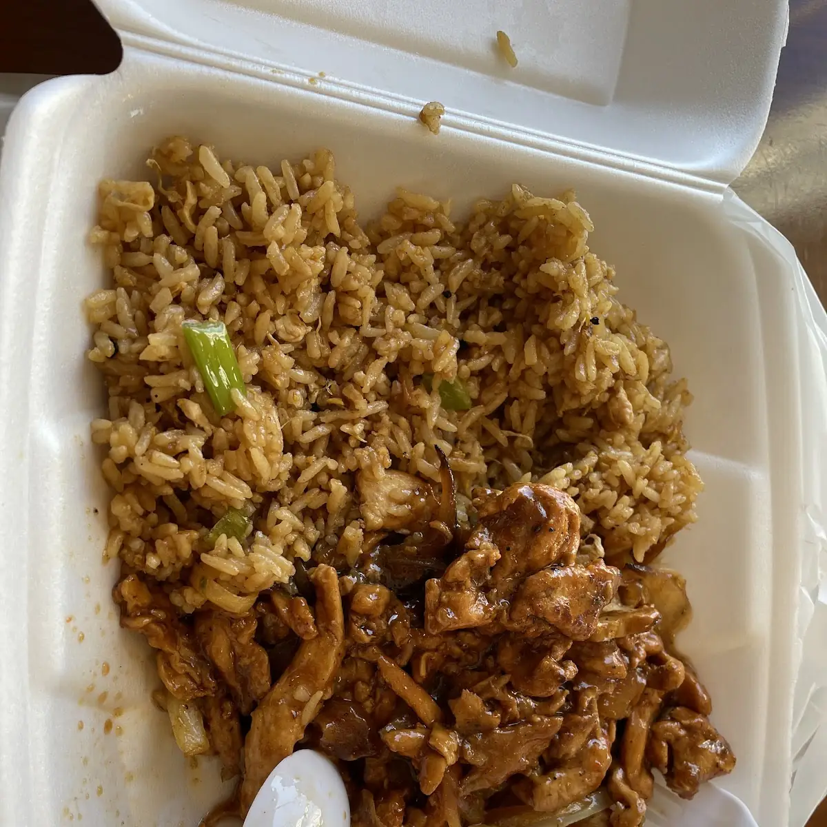 Beef and Broccoli and Orange Chicken Combo